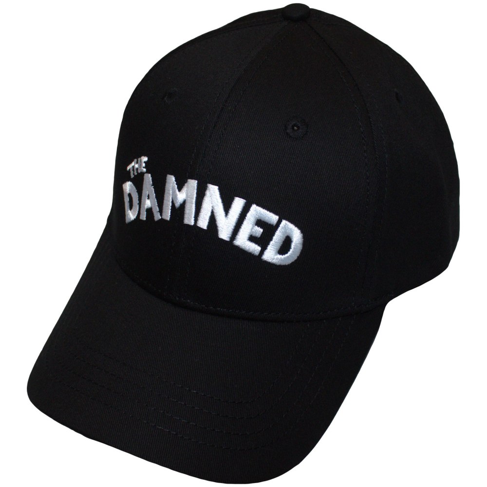 The Damned - Arched Logo Baseball pet - Zwart